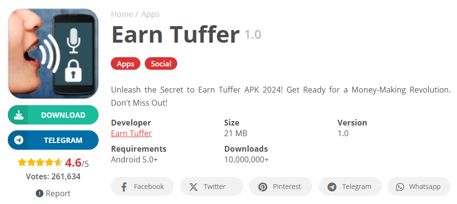 How to Download and Install Earn Tuffer