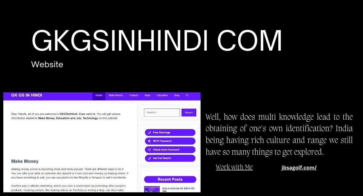 Gkgsinhindi com: Exploring Knowledge and Identity