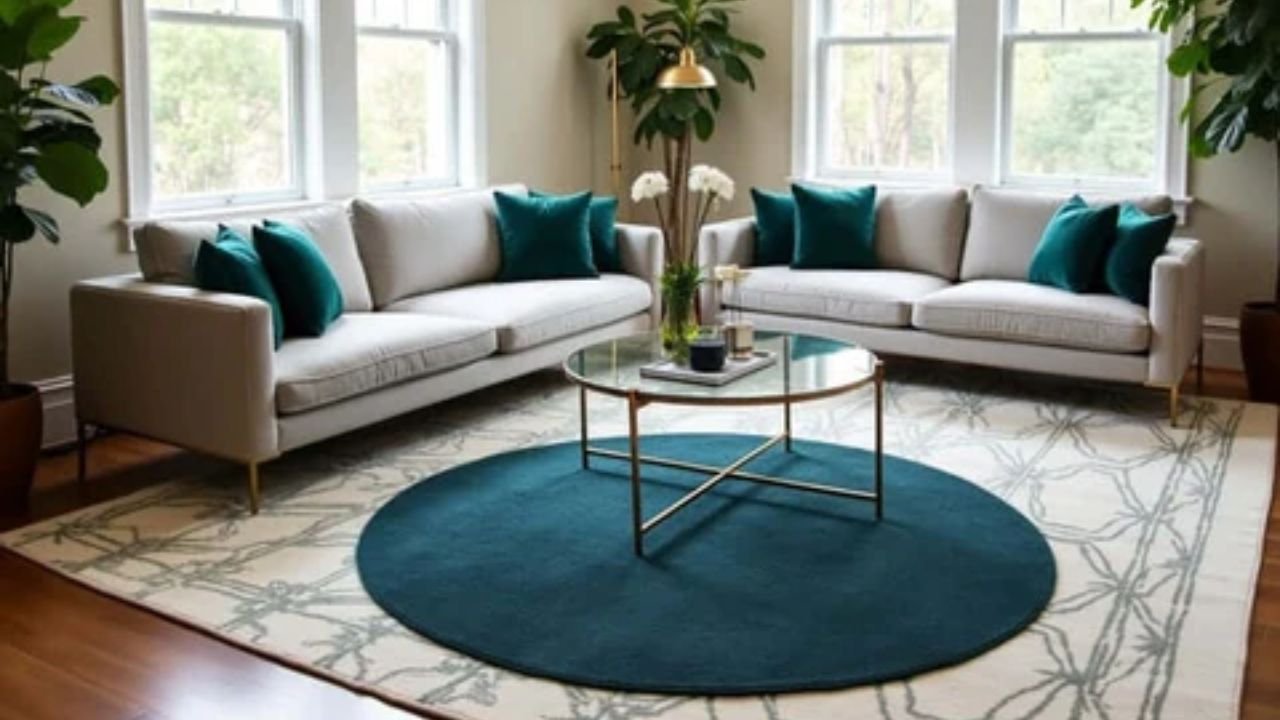 12×12 Area Rug Tips for Modern Open Space Designs