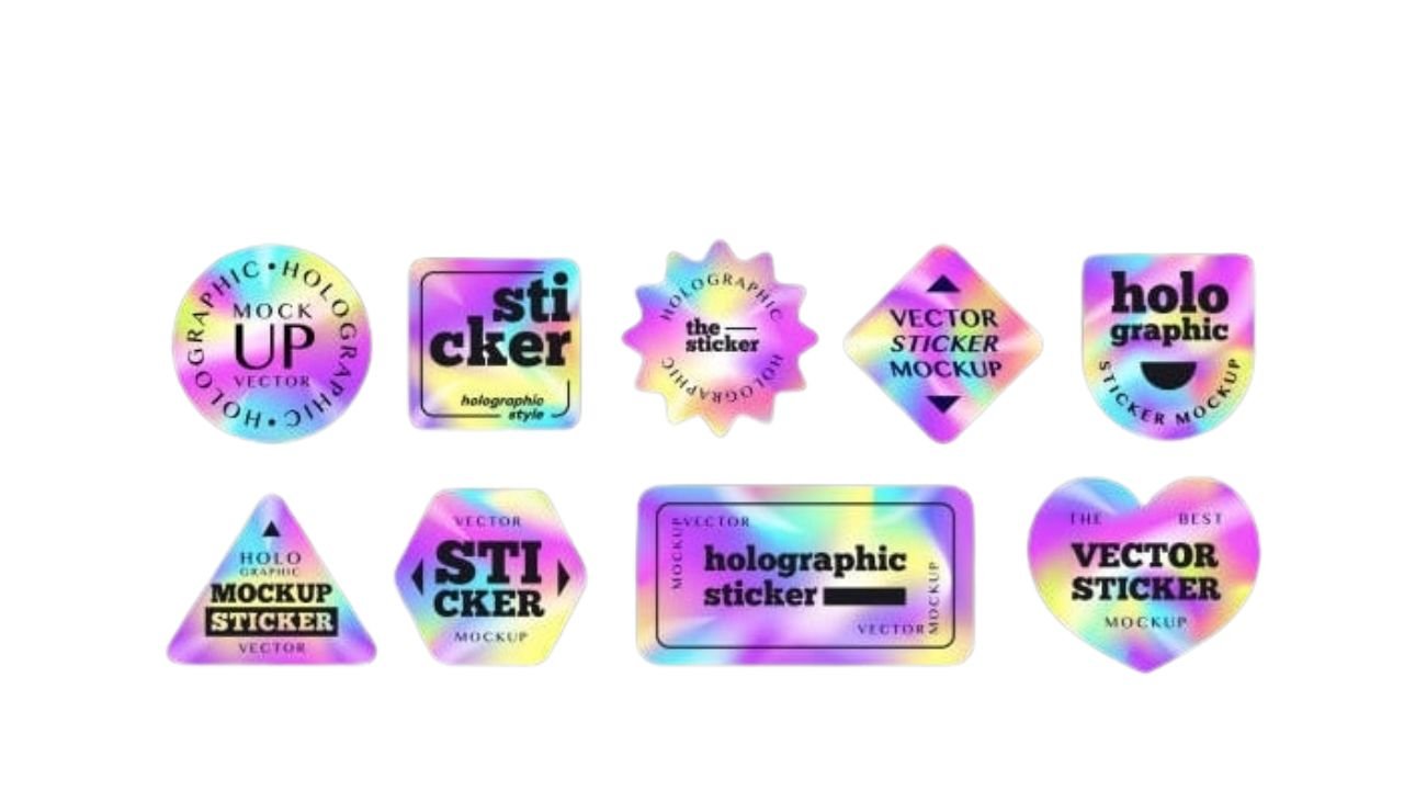 How to Pick the Right Size and Shape for Your Holographic Stickers?