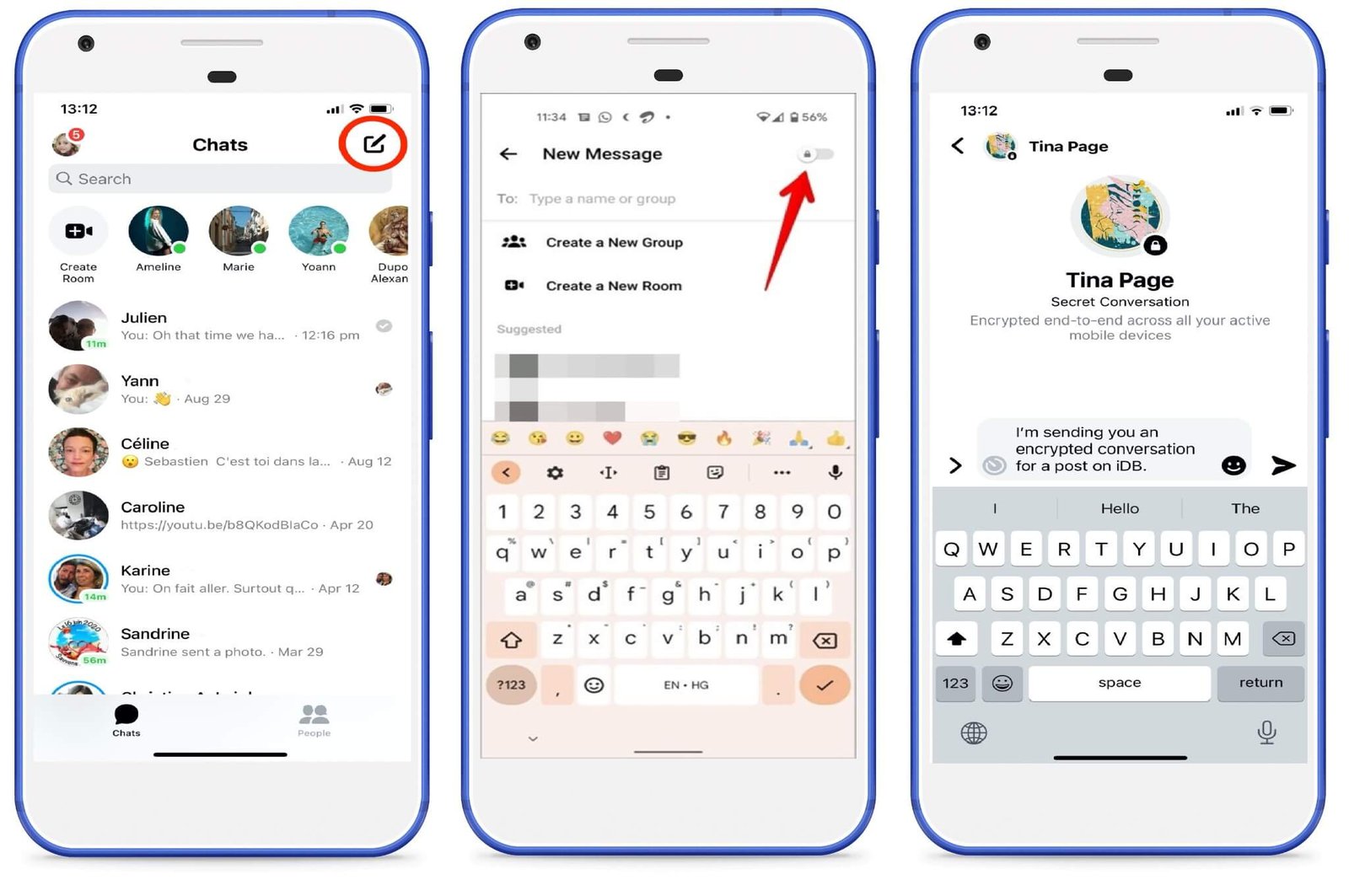 Using FamiGuard Pro to Monitor Secret Messenger Conversations