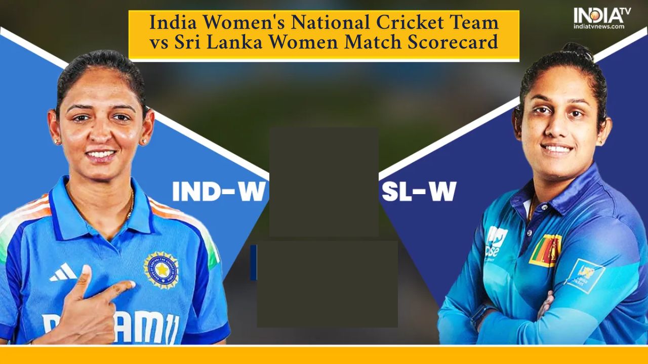 India Women's National Cricket Team vs Sri Lanka Women Match Scorecard