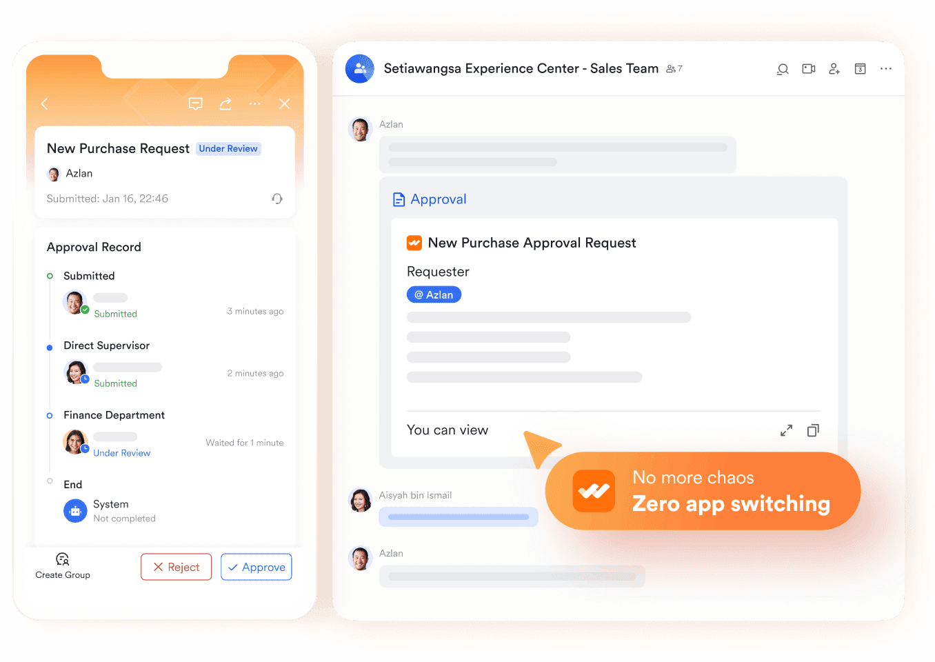 Ensuring accountability with Lark Approval