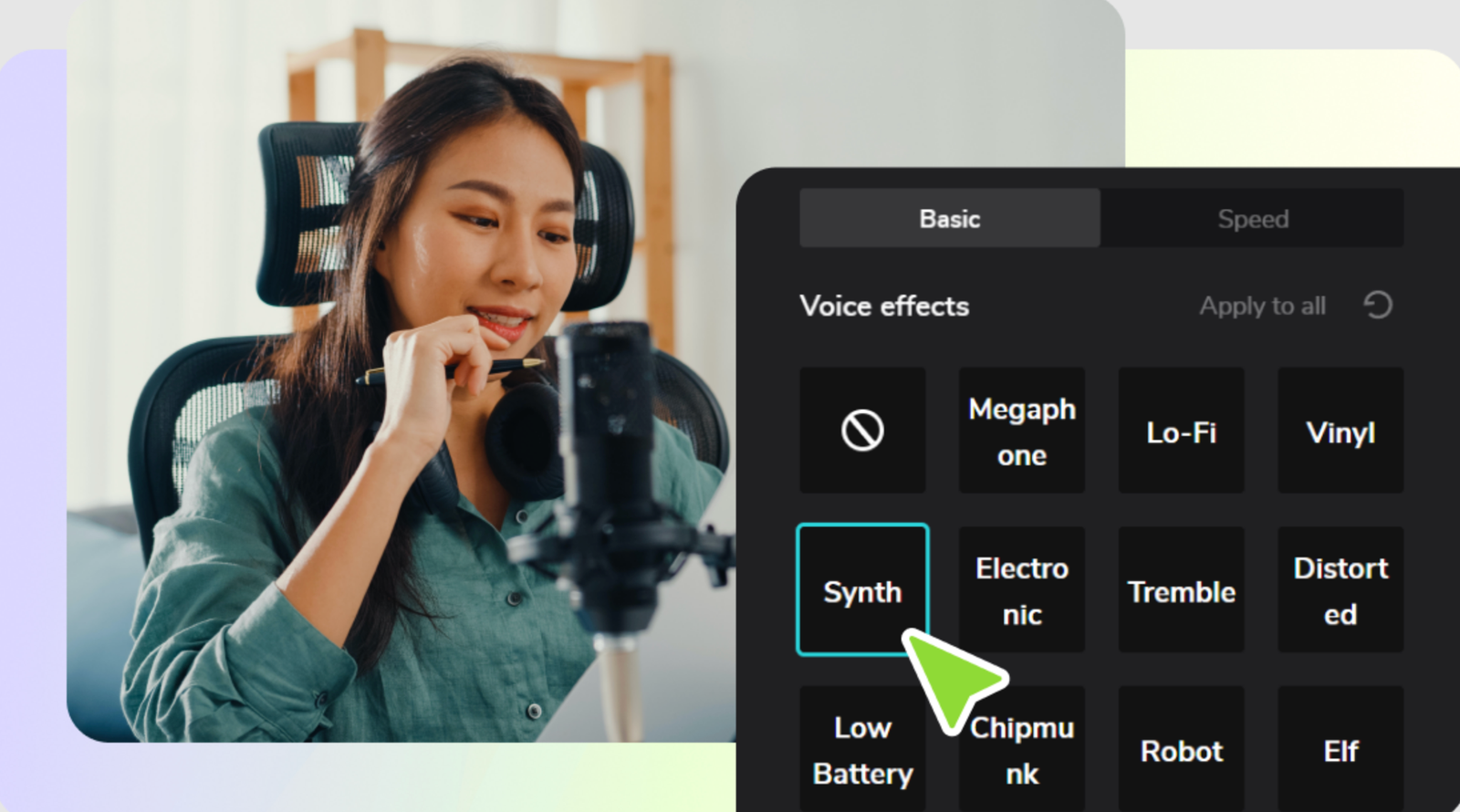 Voice changers for a personalized touch