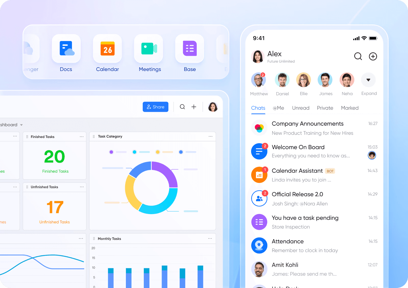 Tracking deadlines with Lark Calendar