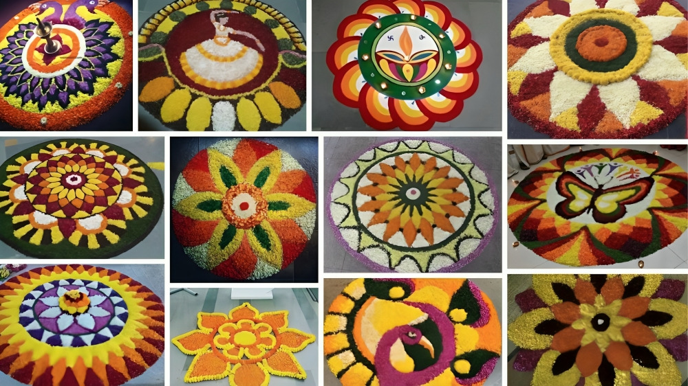 Competition Prize Winning Pookalam Designs to Inspire Your Onam Celebrations