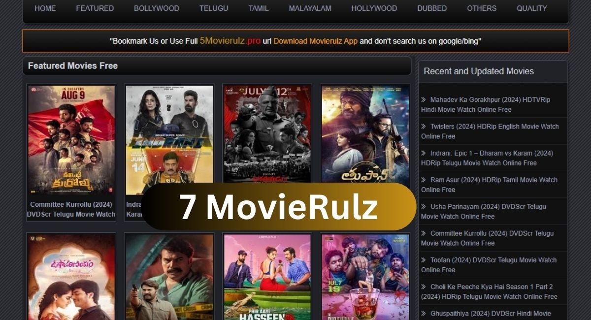 7 MovieRulz: Newest HD Movies Torrents Downloading and Streaming 2025