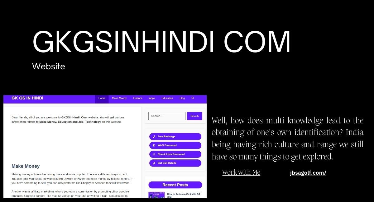 Gkgsinhindi com: Exploring Knowledge and Identity