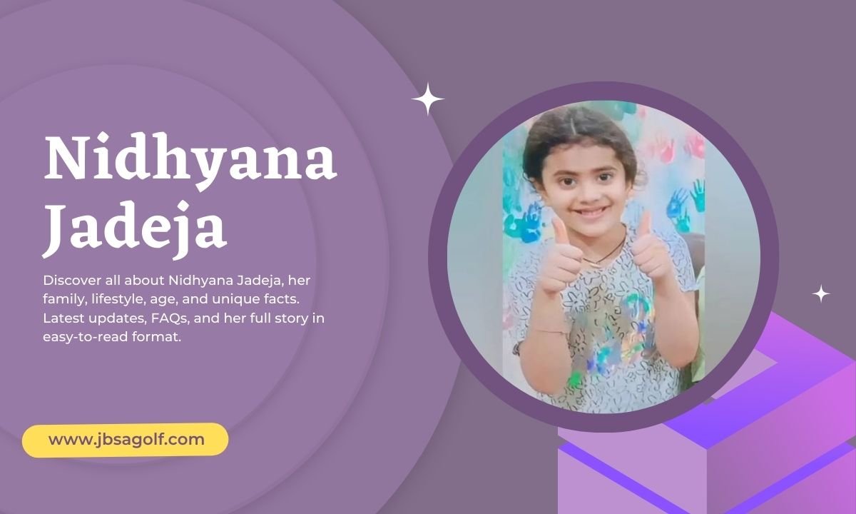 Nidhyana Jadeja: A New Star in the Jadeja Family