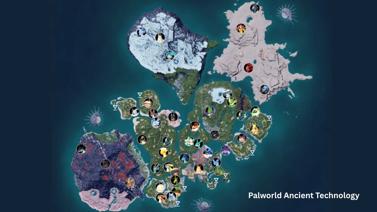 Palworld Ancient Technology Points Farming Zones