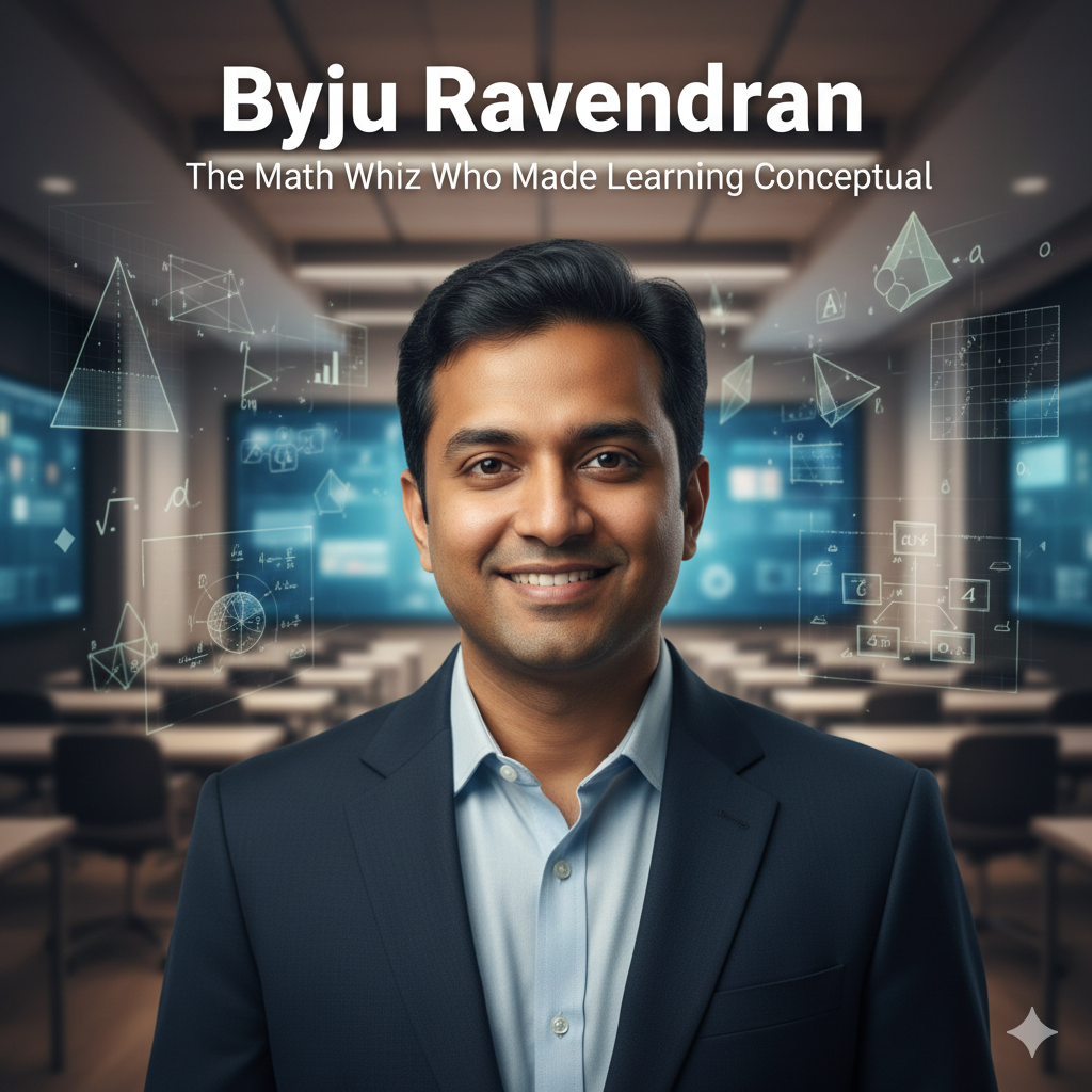 Byju Raveendran: The Math Whiz Who Made Learning Conceptual