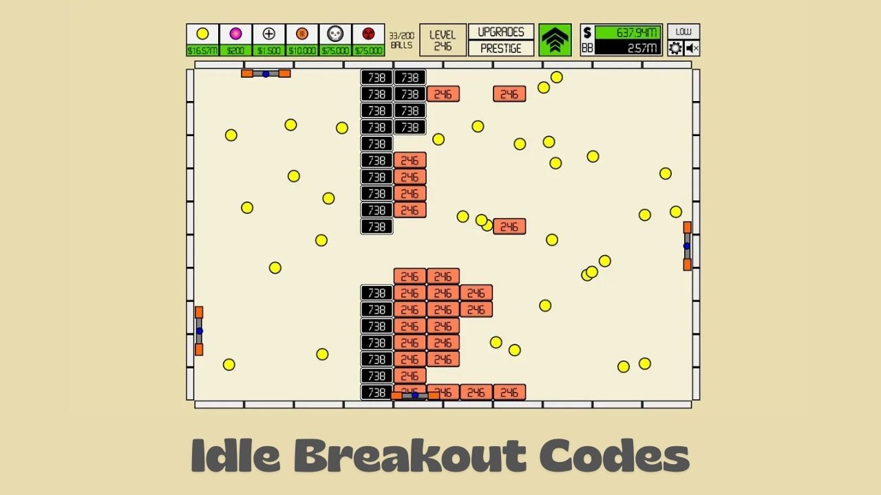 Idle Breakout Codes