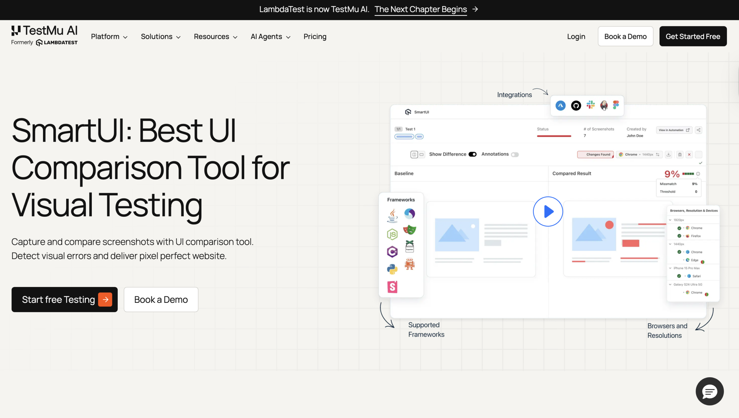 Next-Gen UI Comparison Tools