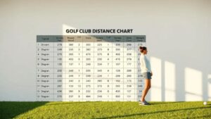 Golf Club Distance Chart