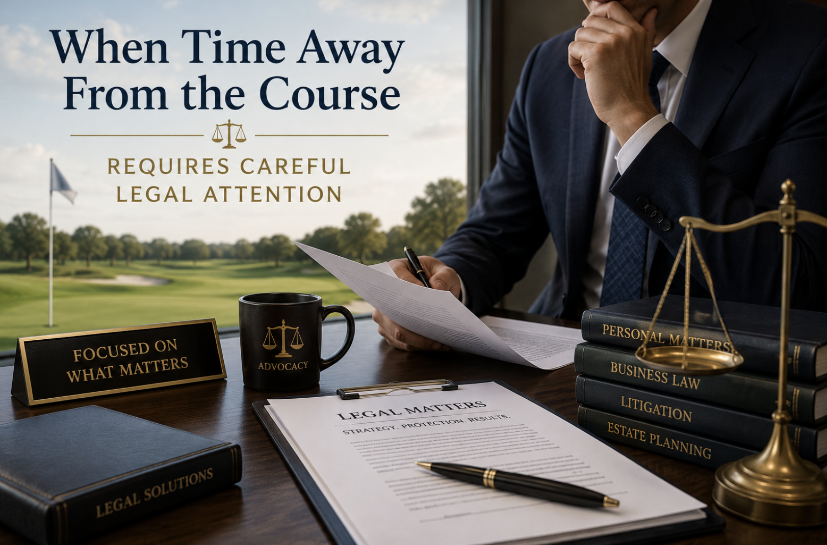 When Time Away From the Course Requires Careful Legal Attention