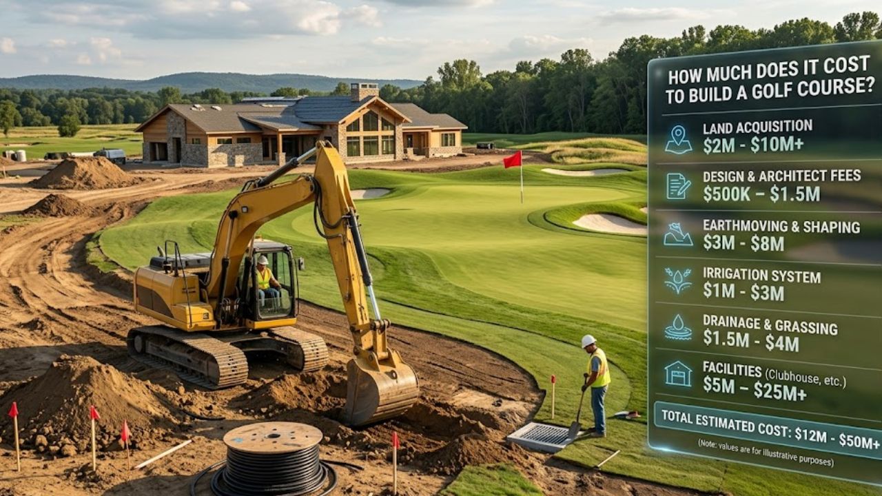 how much does it cost to build a golf course