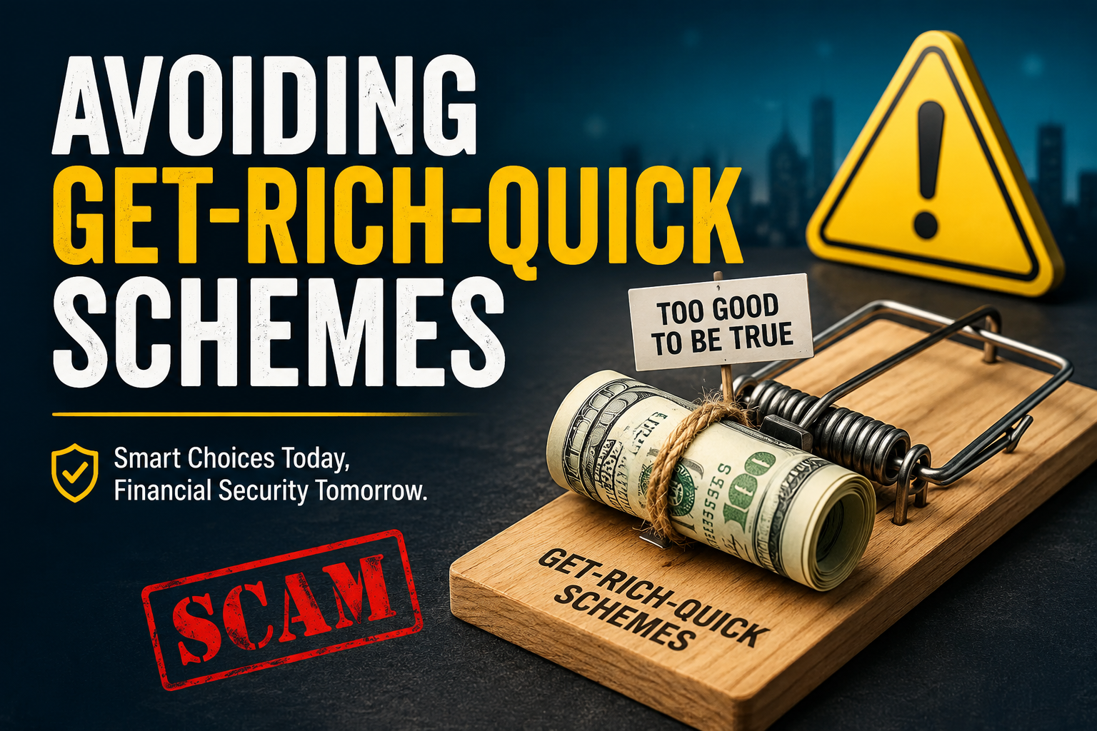 Avoiding Get-Rich-Quick Schemes