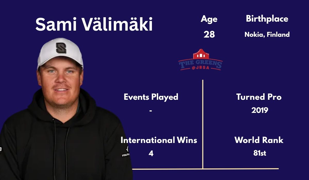 Sami Välimäki: Bio, PGA Wins, Stats & 2026 Season