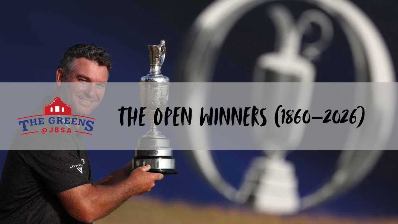 The Open Winners: Full List of Champions, 1860–2026